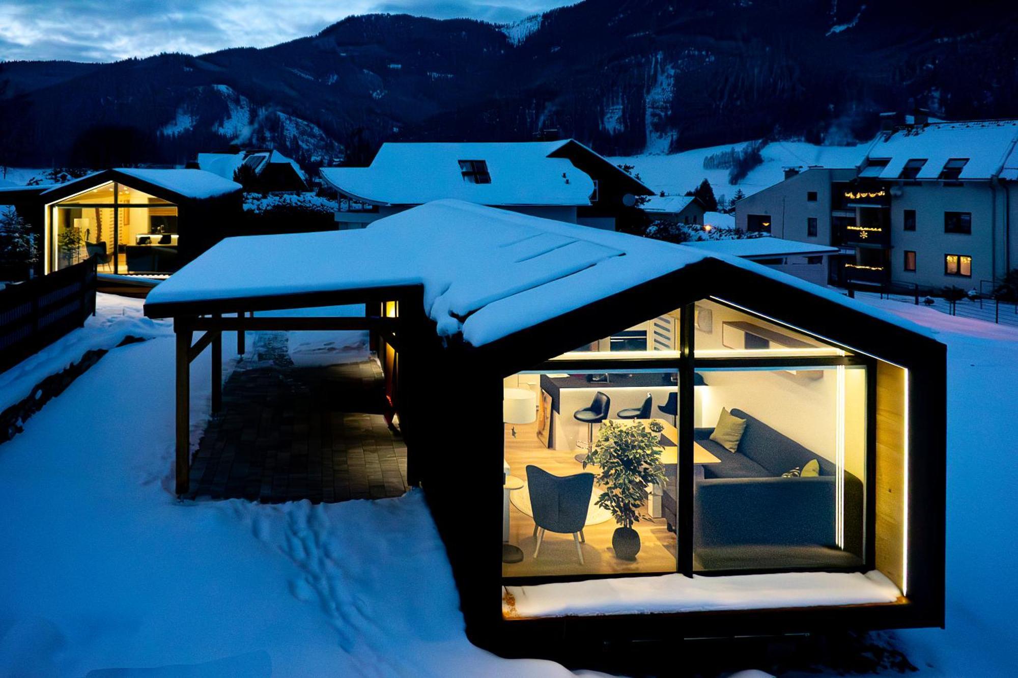Chalet Stuhleckblick-Ferienhaus Direkt An Der Piste Und Mit Eigener Sauna Spital am Semmering Exterior foto